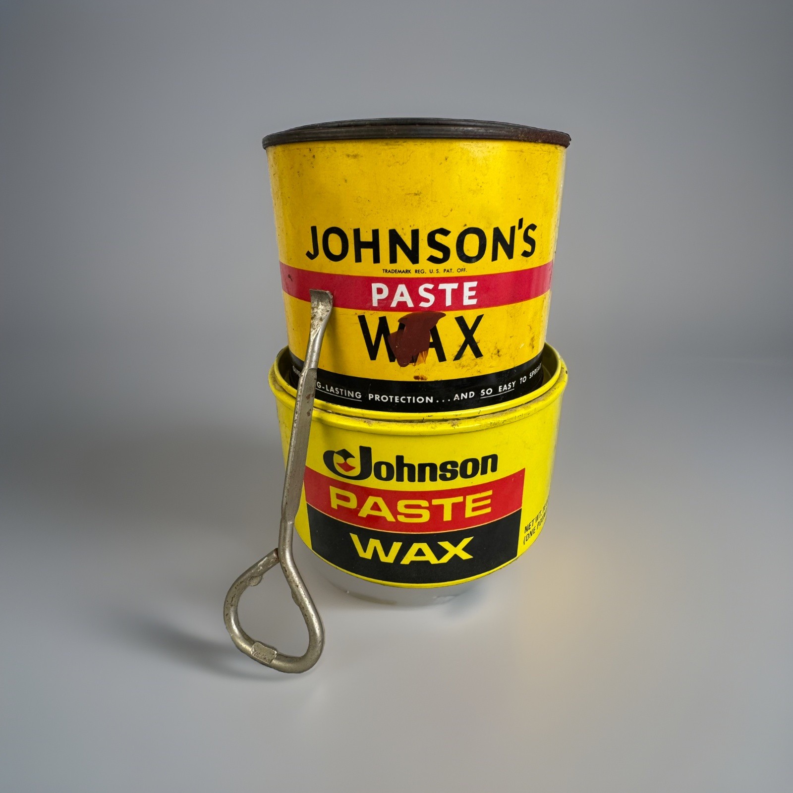 2 Original Formula JOHNSON’S PASTE WAX 16 oz Cans See Weight Photos Partials