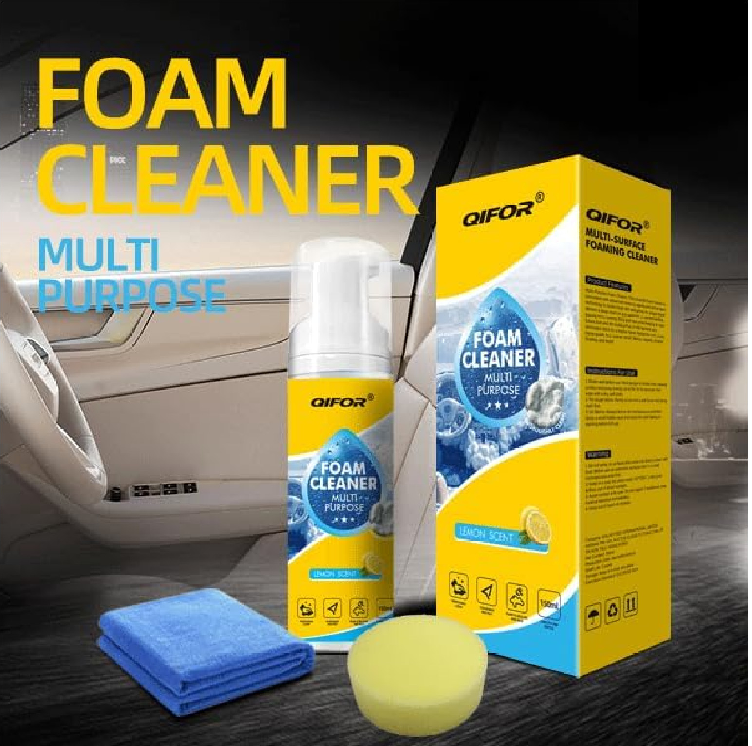 Interior Cleaner & Protectant, Effective Car Interior Cleaner Leather Car Seat C