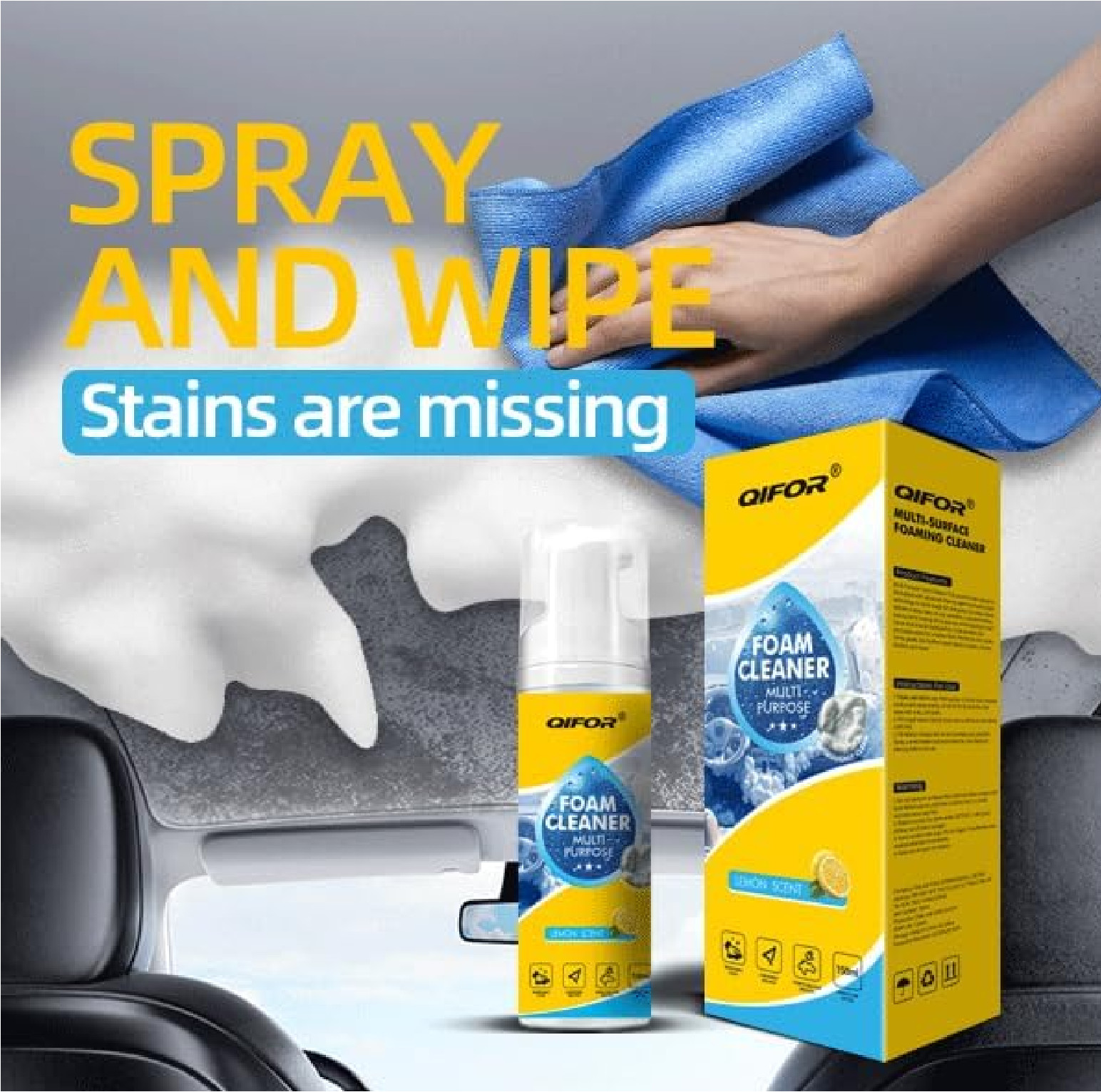 Interior Cleaner & Protectant, Effective Car Interior Cleaner Leather Car Seat C