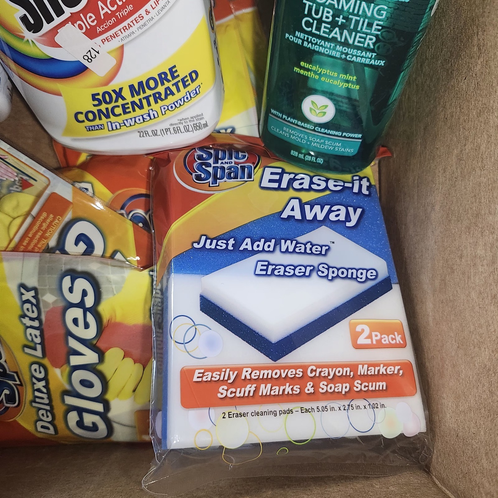 Household Cleaning Supplies lot Of 13 Items All New Method, Shout, Spic And Span