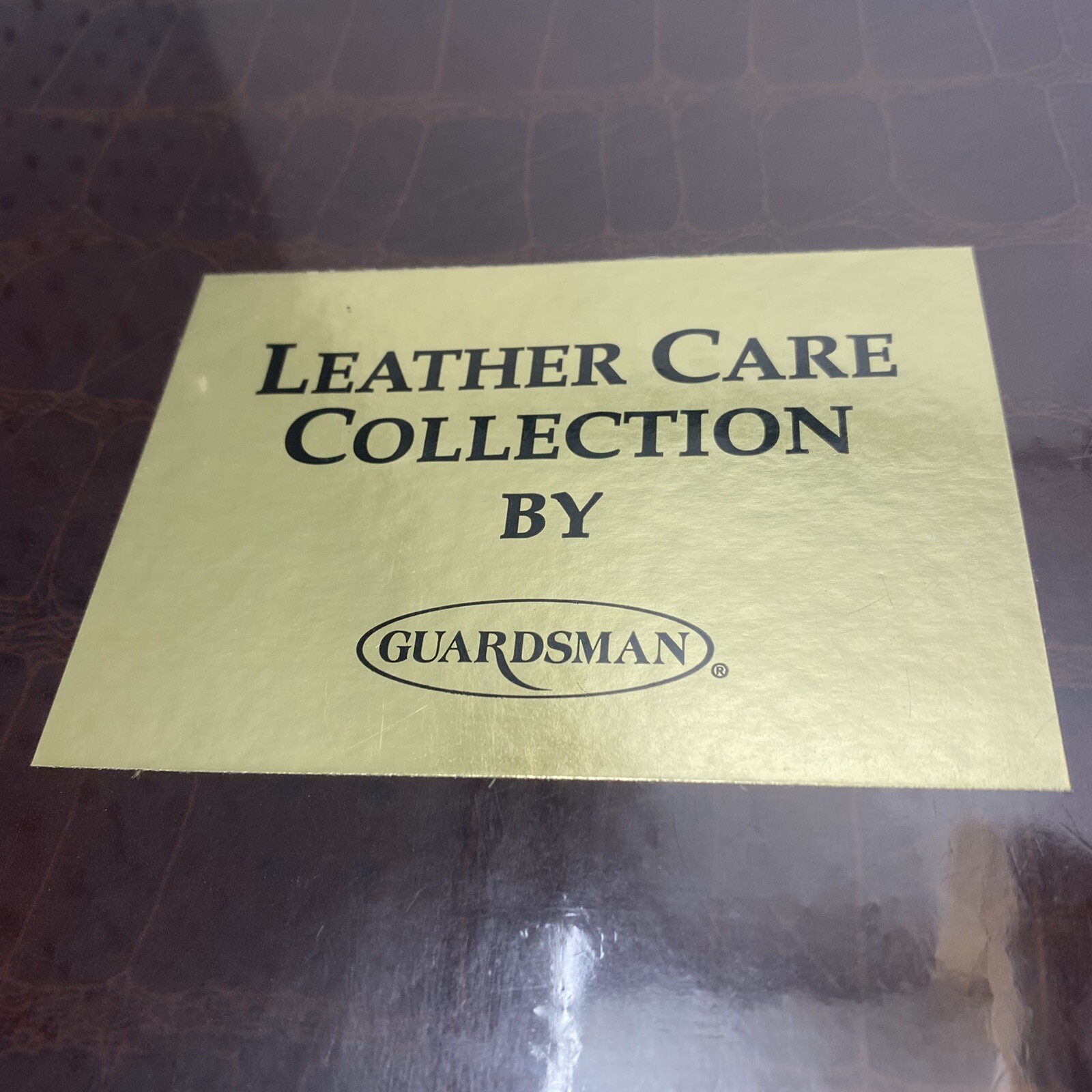 Guardsman Leather Care Collection Kit Single Furniture Upholstery Clean Sealed