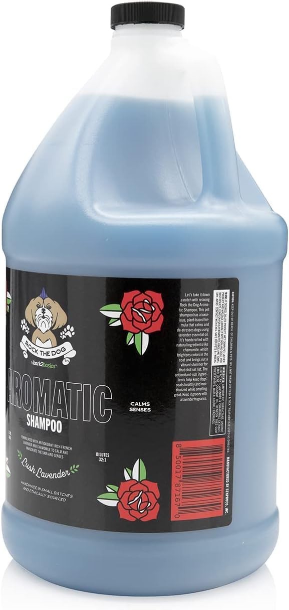 Rock The Dog Aromatic Pet Shampoo, 1 Gallon – Lavender