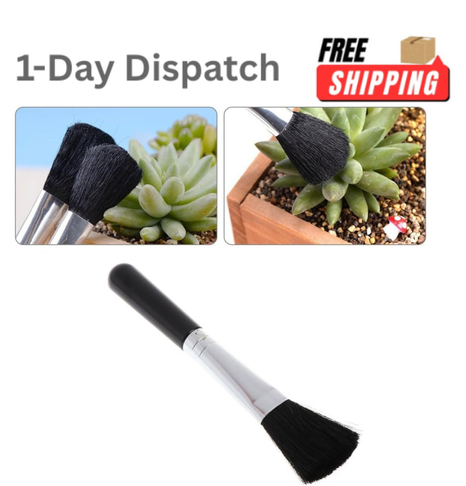 JJLFresheners Black Succulent Cleaning Brush Landscape Miniature Moss Tool