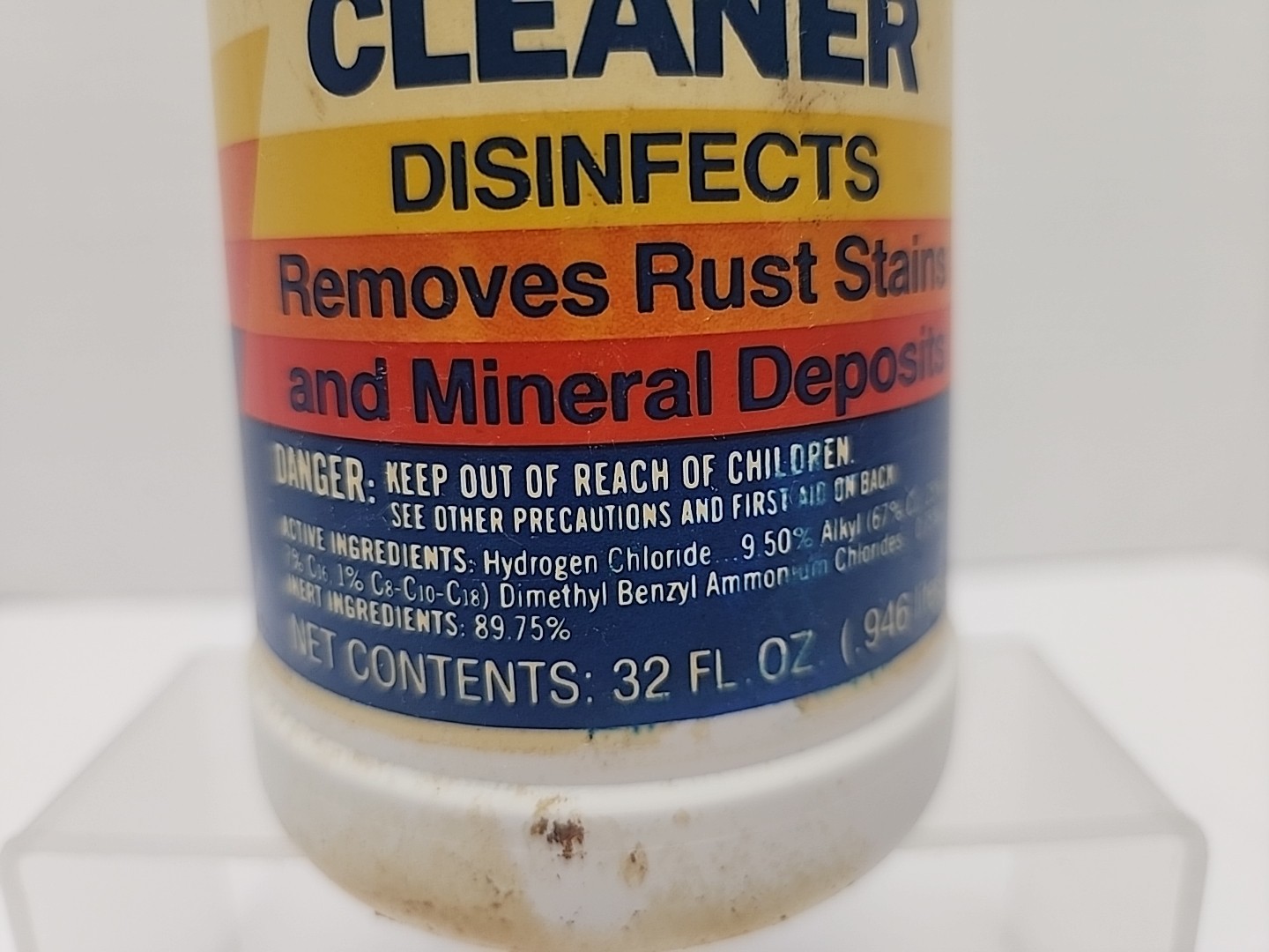 Lysol Toilet Bowl Cleaner Professional 32 oz Discontinued 90s? Full Bottle
