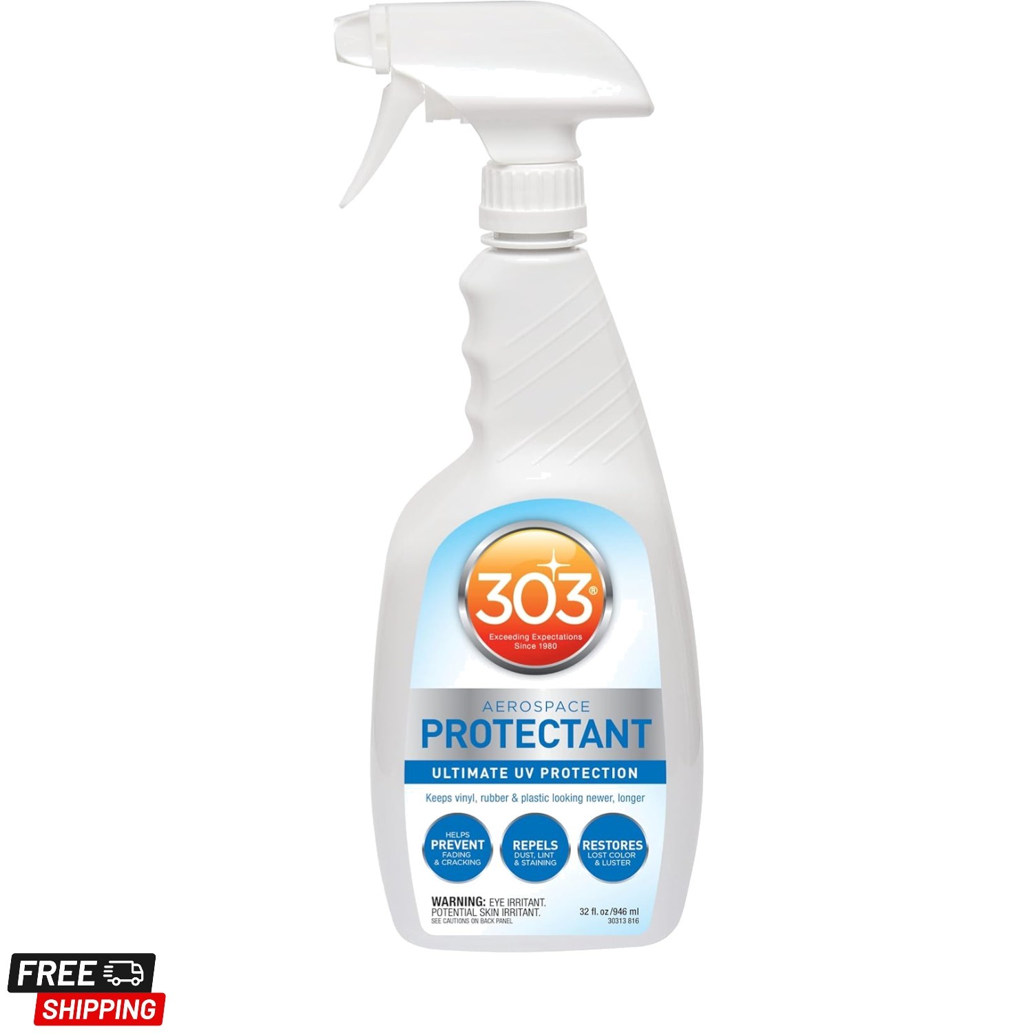 303 Aerospace Protectant Spray – Ultimate UV Protection, 32 Fl. Oz. for Surfaces