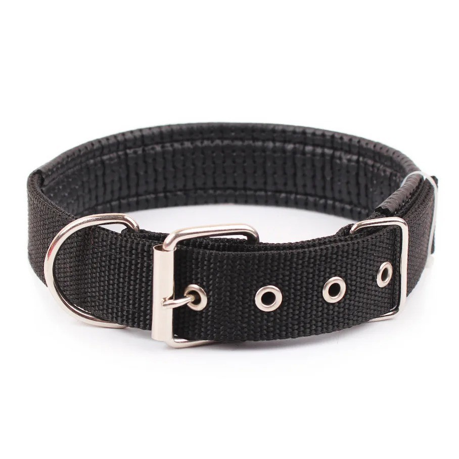 Solid Dog Collars Nylon Dog Collar For Small Medium Large Dogs Teddy Keji Pitbul
