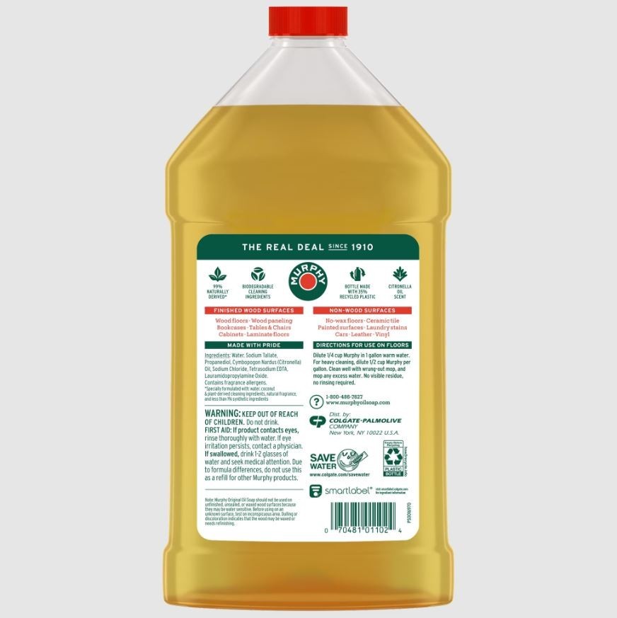 Murphy Oil Soap Wood Cleaner, Original – 32 Fluid Ounce-Free Shipping
