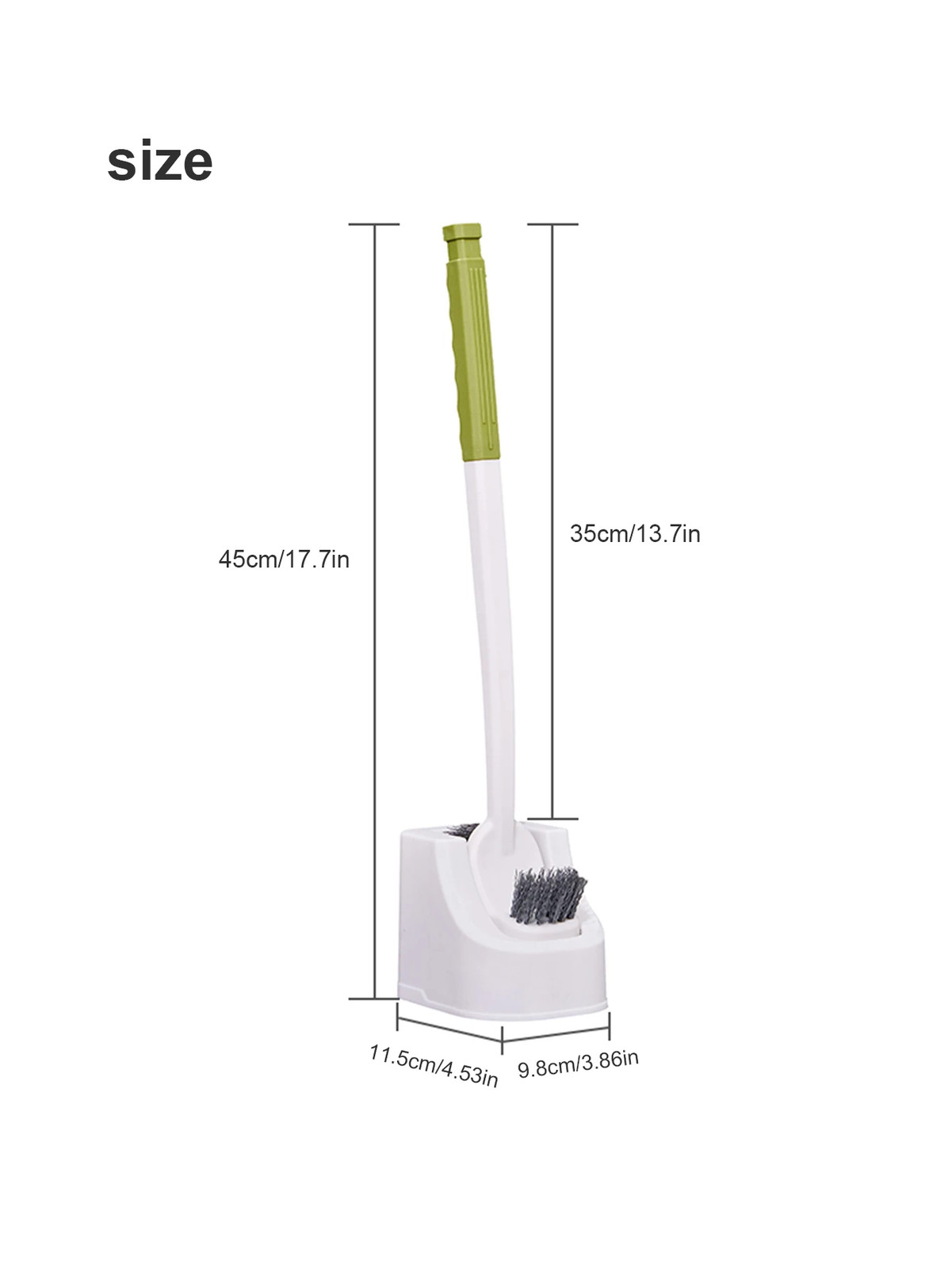 1/2pcs Household Toilet Brush With No Dead Corners No Punching In The…