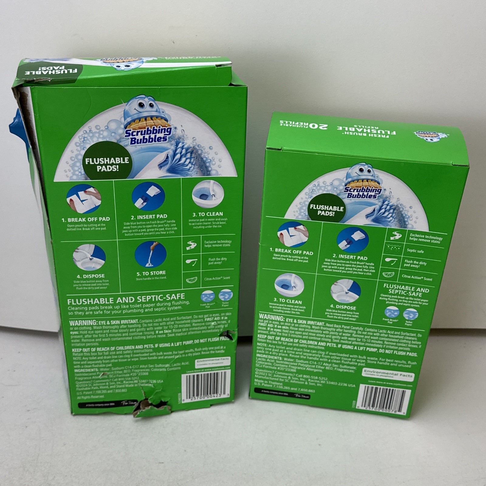 Scrubbing Bubbles Fresh Brush Starter Kit & Refills Toilet Bowl Cleaning System