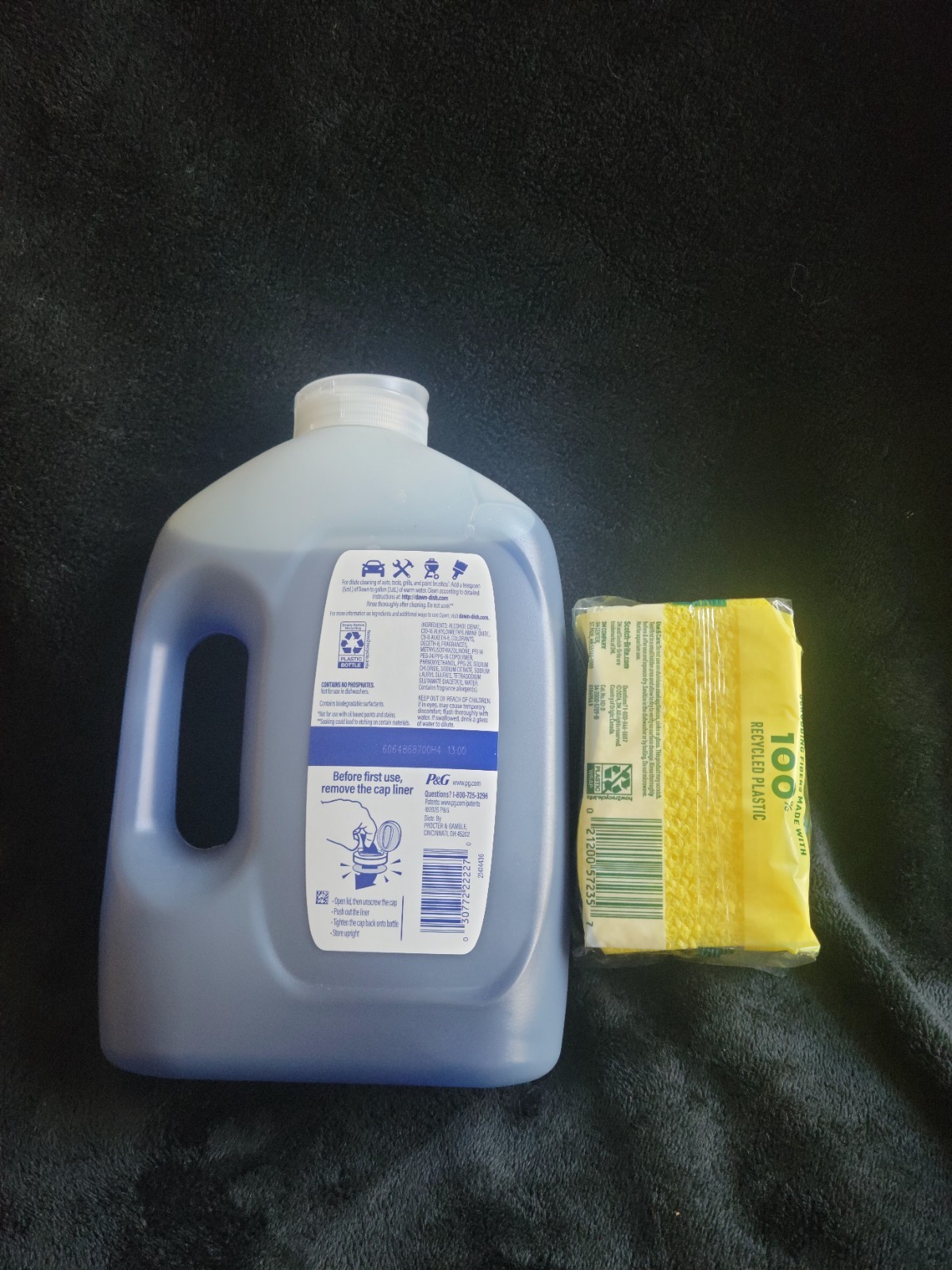Dawn Platinum Dishwashing Liquid Fresh Rain 51.4 fl oz Easy Refill Spout