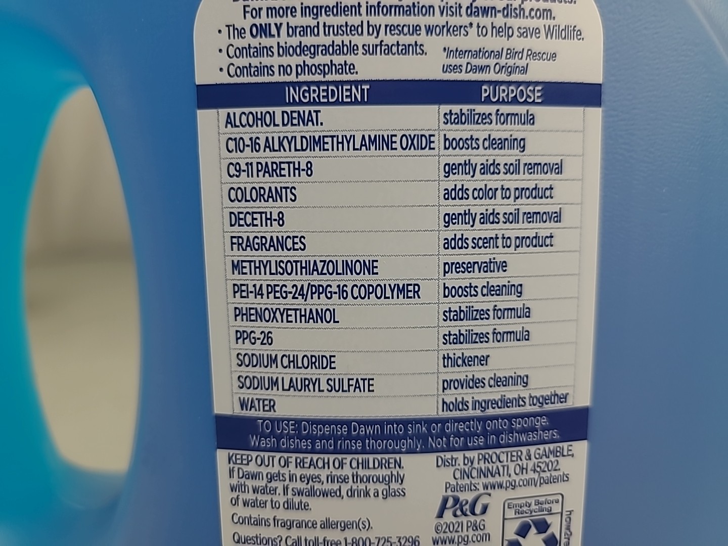 1x Dawn OLD SCENT Original Scent Ultra Dishwashing Liquid Dish Soap 56oz
