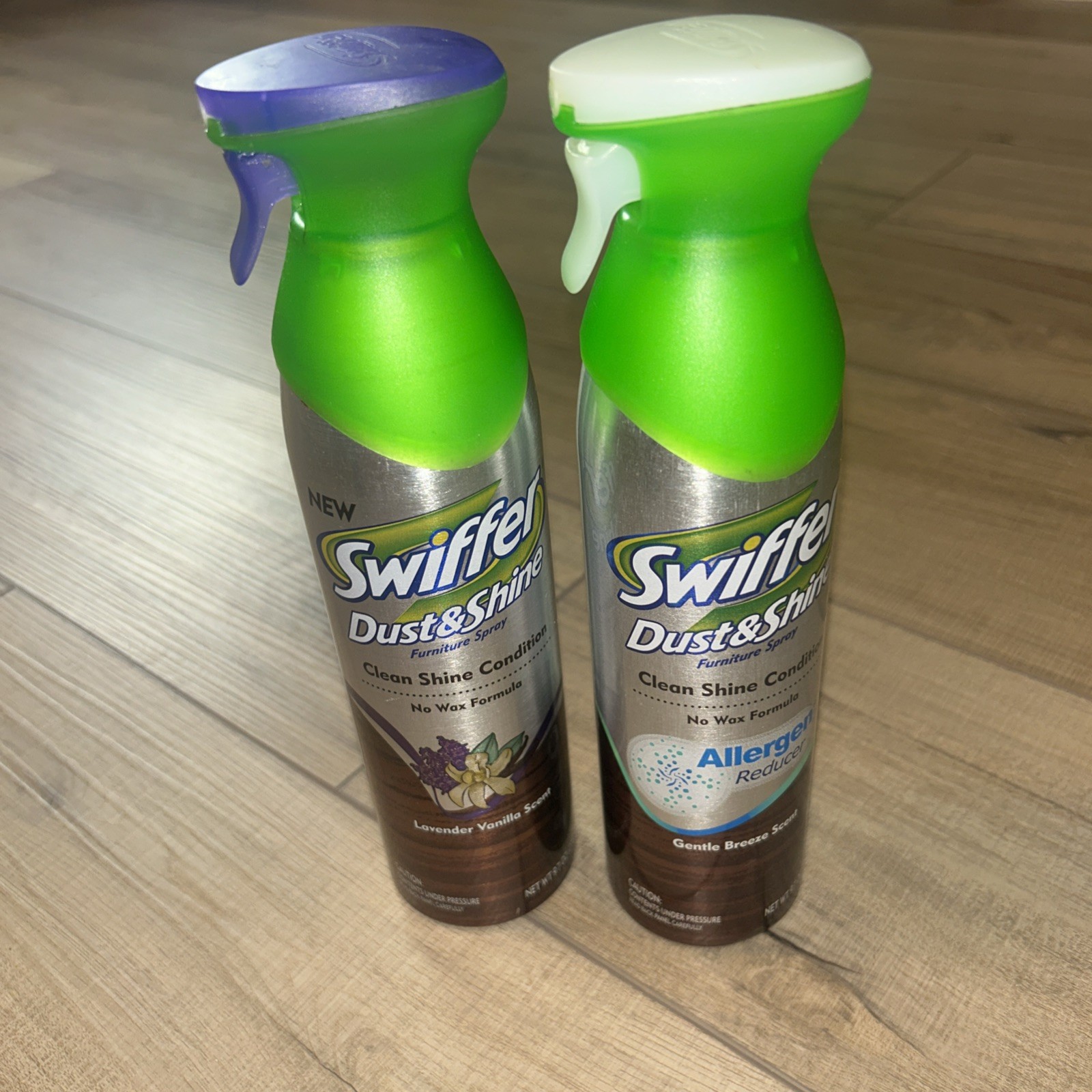 2 Swiffer Dust & Shine Furniture Febreze Lavender Vanilla Comfort Citrus & Light