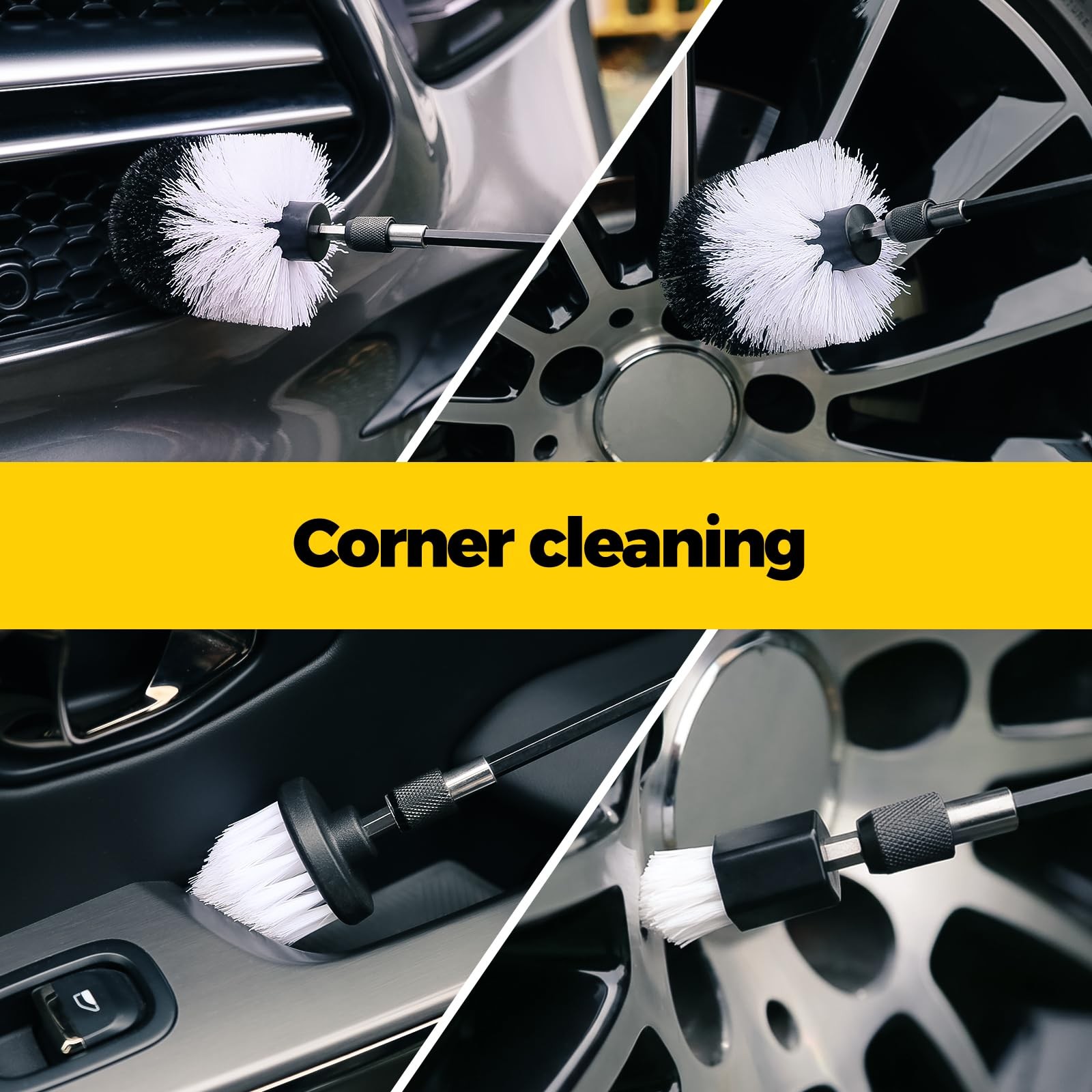 7Pack Drill Brush Attachment Set-Car Interior Detailing Kitï¼ŒPower Scrubber …