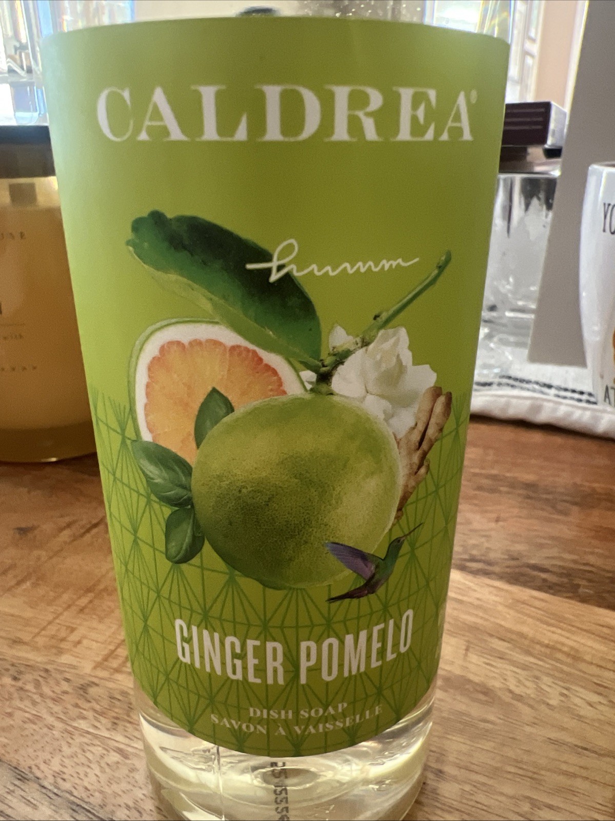 Caldrea Dish Soap, GINGER POMELO 16 fl oz DISCONTINUED