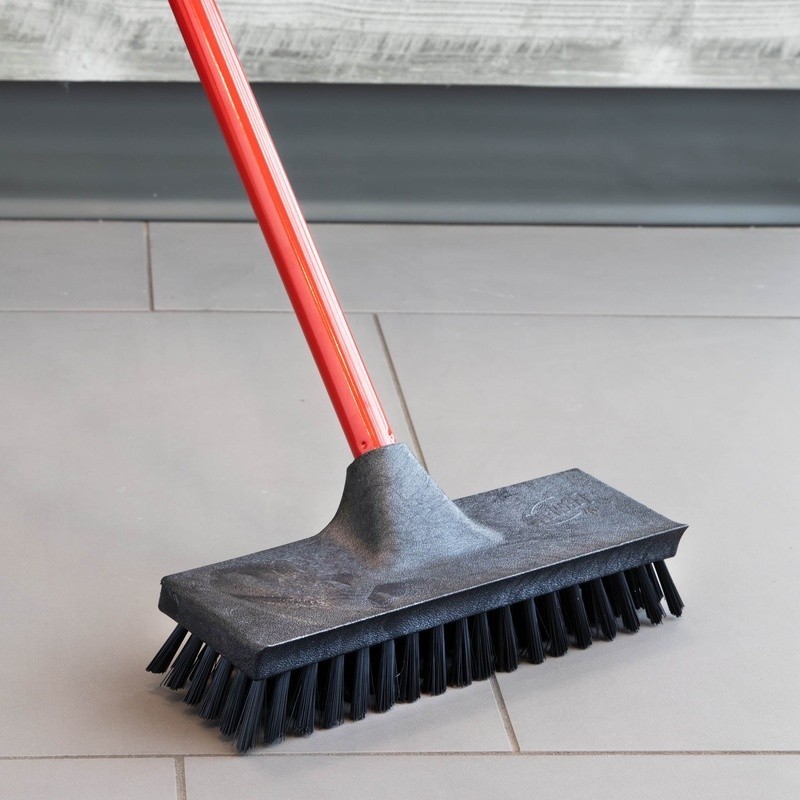Heavy Duty Floor Scrub Brush Multi Surface Clean Garage Kitchen Concrete Wood US