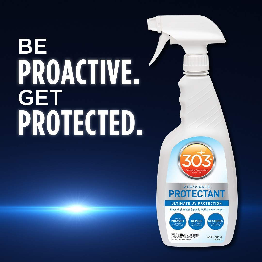 303 Products Aerospace Protectant Spray, UV 32 Fl Oz (Pack of 1), White