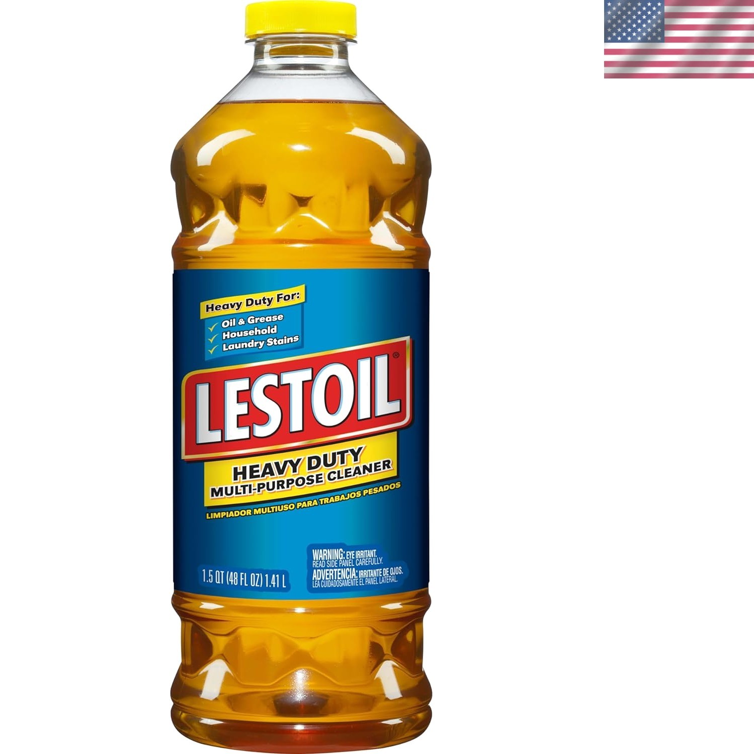 Lestoil Heavy Duty Multi-Purpose Cleaner, Amber, 48 Fl Oz – Tough Stain Remover