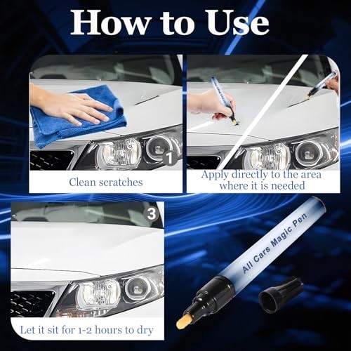 3Pcs Magic Scratch Removal Pen for Cars – Quick Fix for Scratches & Paint Damage
