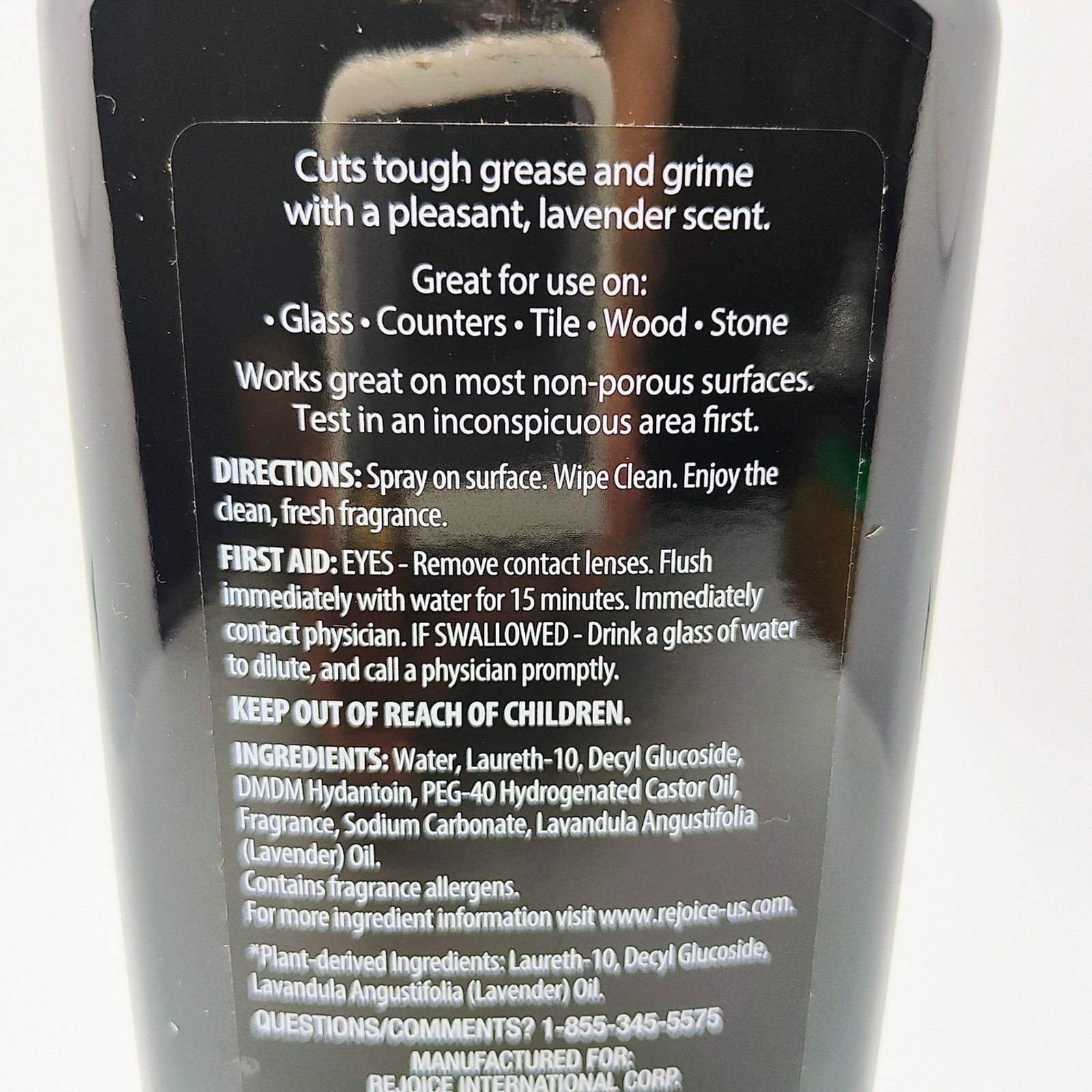 Plant Based All Purpose Cleaner – LAVENDER BREEZE – 16Fl. oz. spray