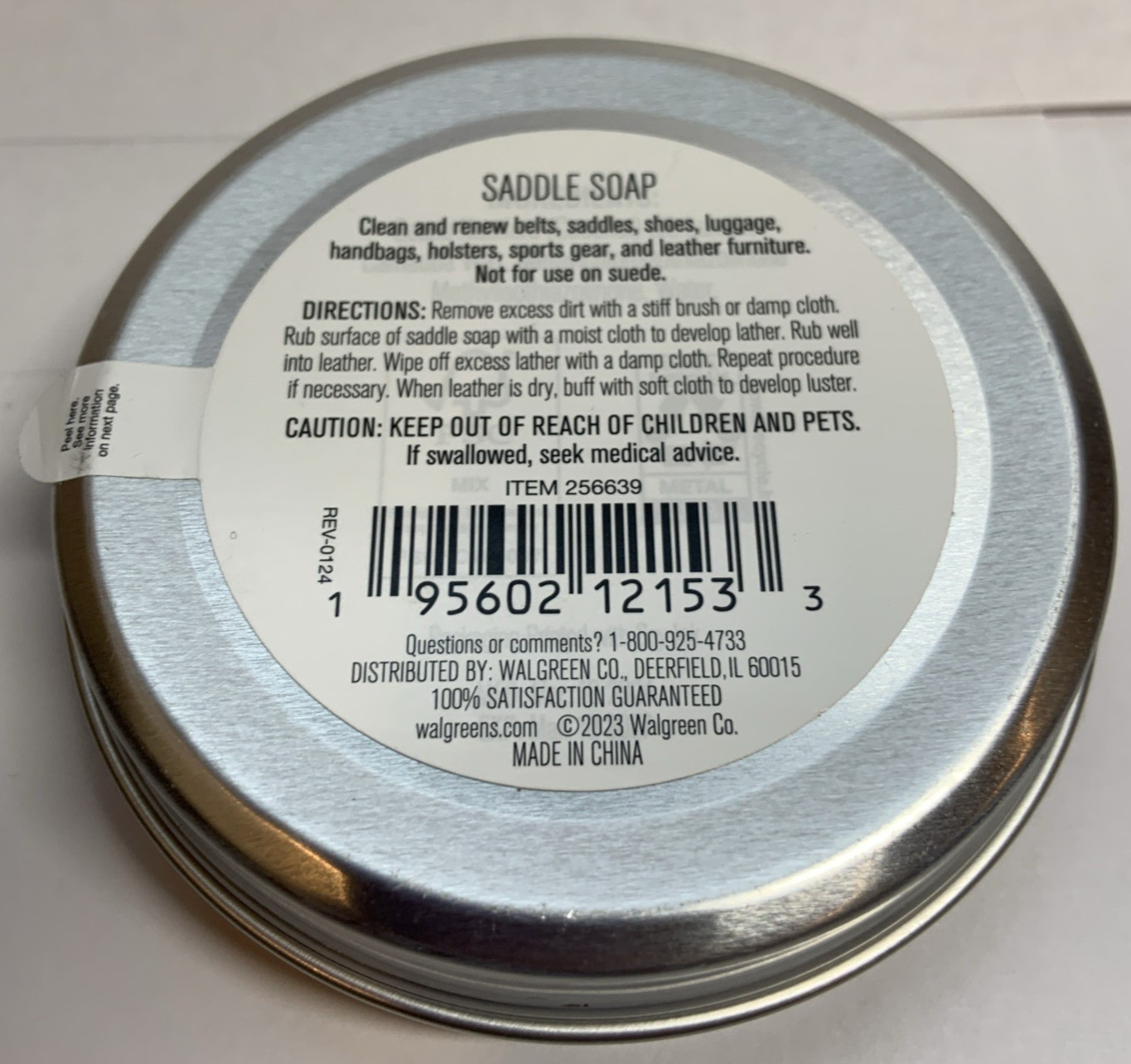 West Loop Saddle Soap Leather Cleaner 3.17oz