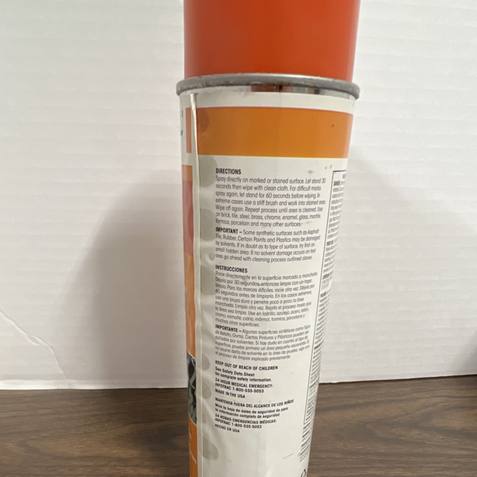 Carroll Company Vandalism Mark Remover Aerosol 15oz Crayon Ink Spray Paint
