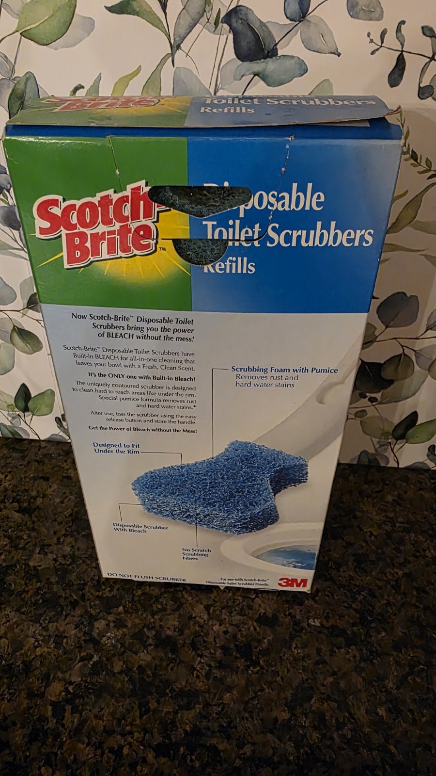 Scotch Brite 6 Disposable Scrubber Refills Toilet Cleaning System Discontinued