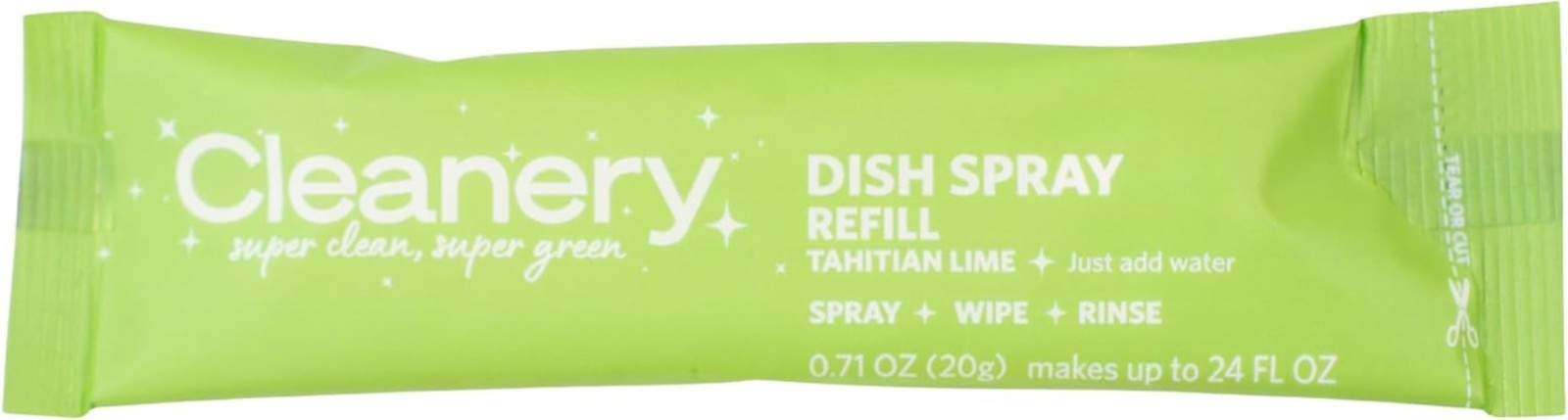Dish Spray Cleaner Powder Concentrate Refills 4 Pack, Makes 24 fl oz Each, Ta…