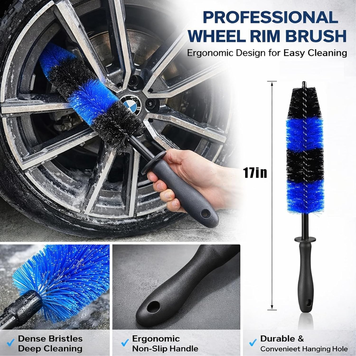 26Pcs Car Detailing Kit, Car Detailing Brush Set, Auto Detailing Drill Brush Set