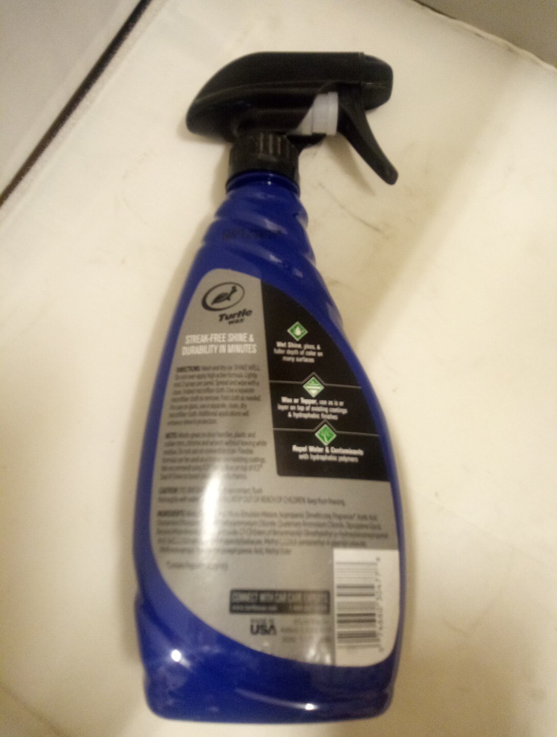 Turtle Wax ICE Spray Wax Cars Auto Paints Cleaners UV Protection 20oz T-477R