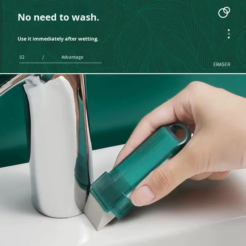 Household Cleaning Kit Stain Remover Kitchen Faucet Lime Scrub Bathroom Glass Cl