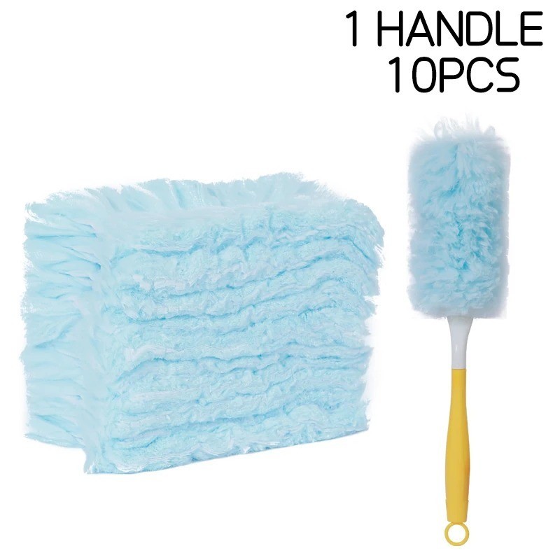 30/50 pcs Duster Refills Disposable Duster Refills Compatible for Swiffer (Blue)