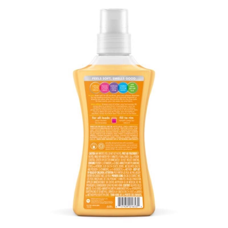 2~ Method Ginger Mango Scent Fabric Softener Liquid 53.5 oz Plant Based 45 loads