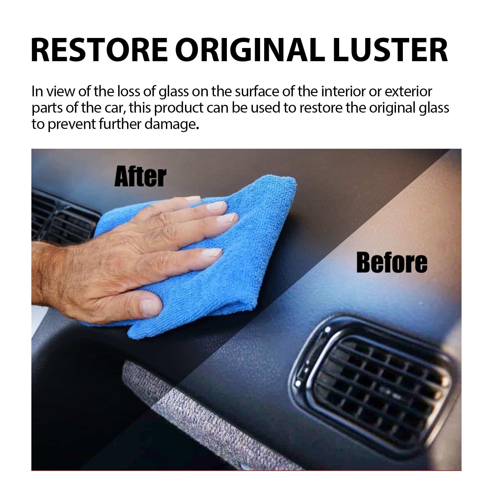 Car Plastic Restorer Trim Cleaner Foam Applicator – Safe Auto Detailing