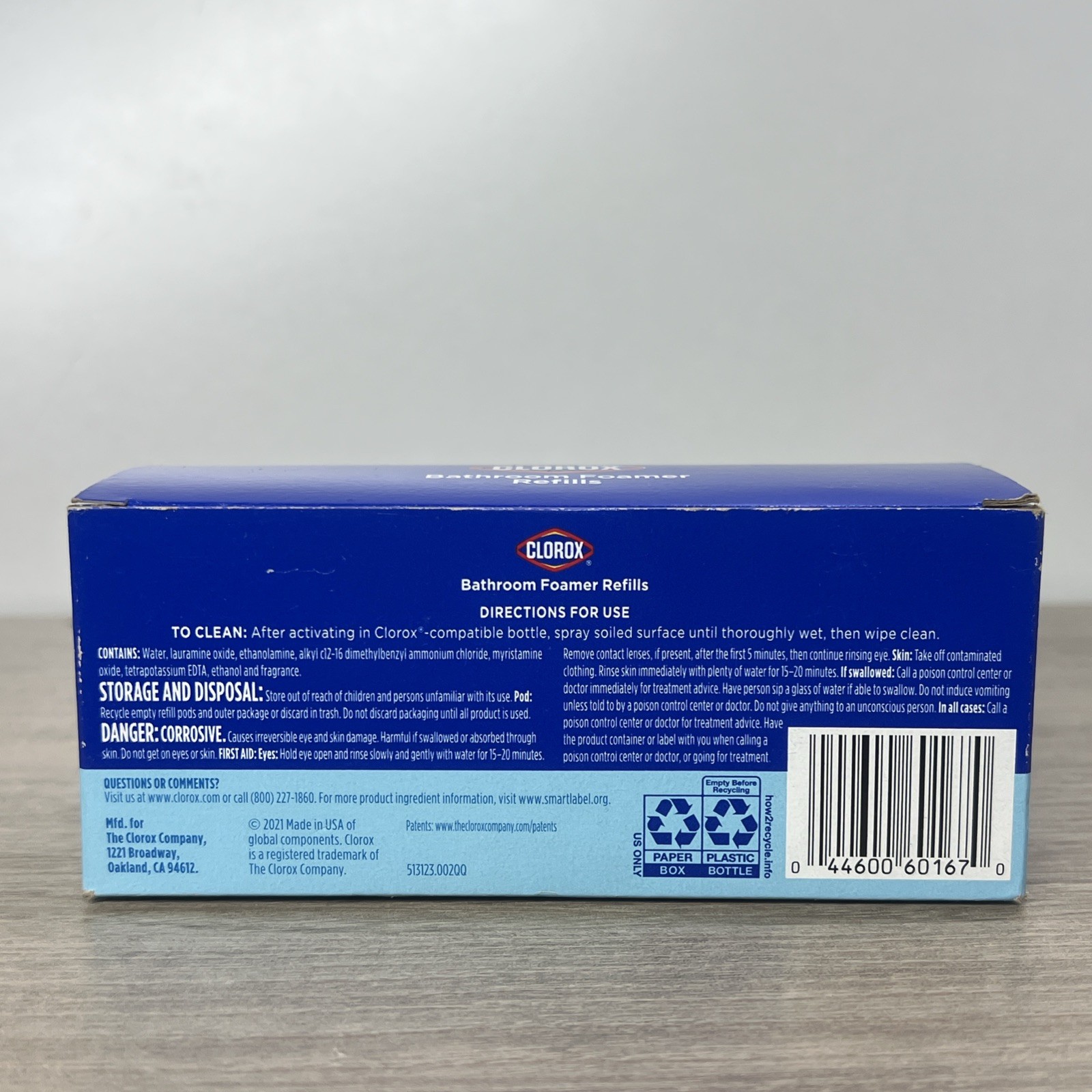 Bleach-Free Bathroom Foamer Refill Pods, Household Essentials, Rain Clean, 3 …