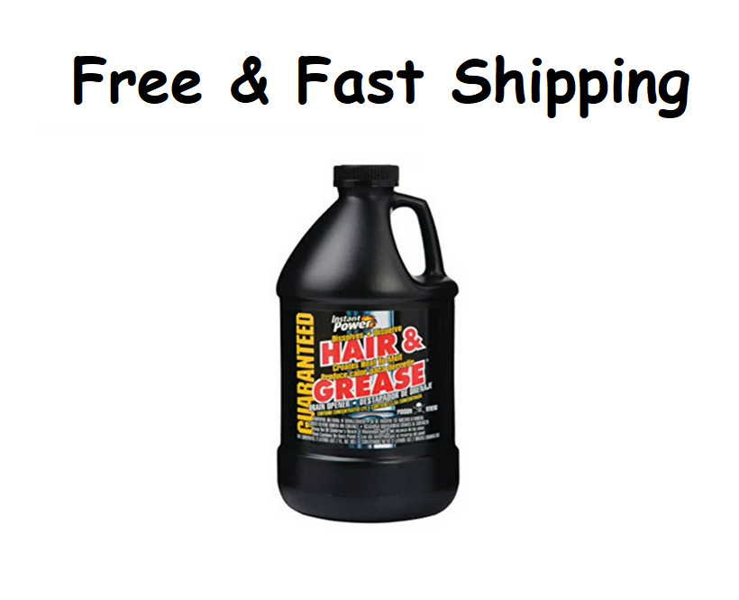 Instant Power Hair and Grease Drain Opener, Liquid Clog Opener – 67.7oz (2L)