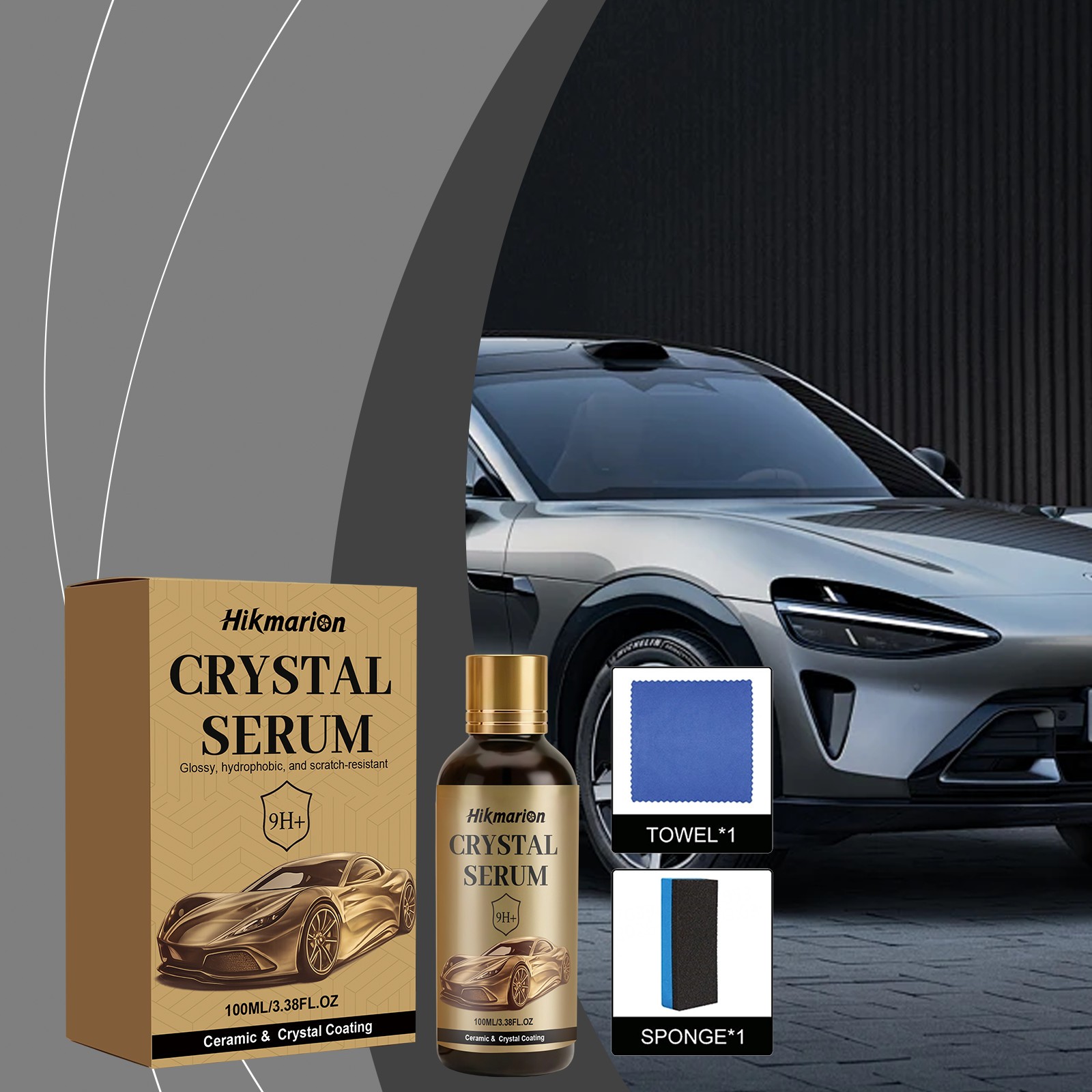 100ML PTZ Crystal Serum – Advanced Graphene Ceramic Coating For Cars US