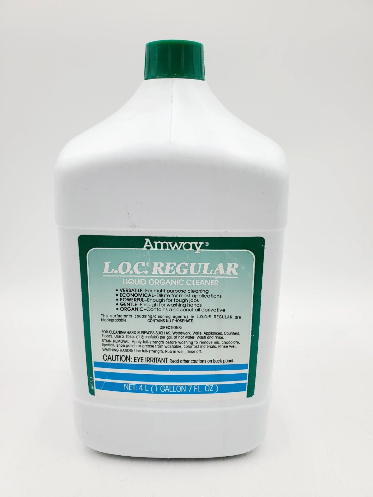 Amway Legacy Of Clean L.O.C Multi-Purpose Cleaner 4 Liter Jug 60% Full Organic