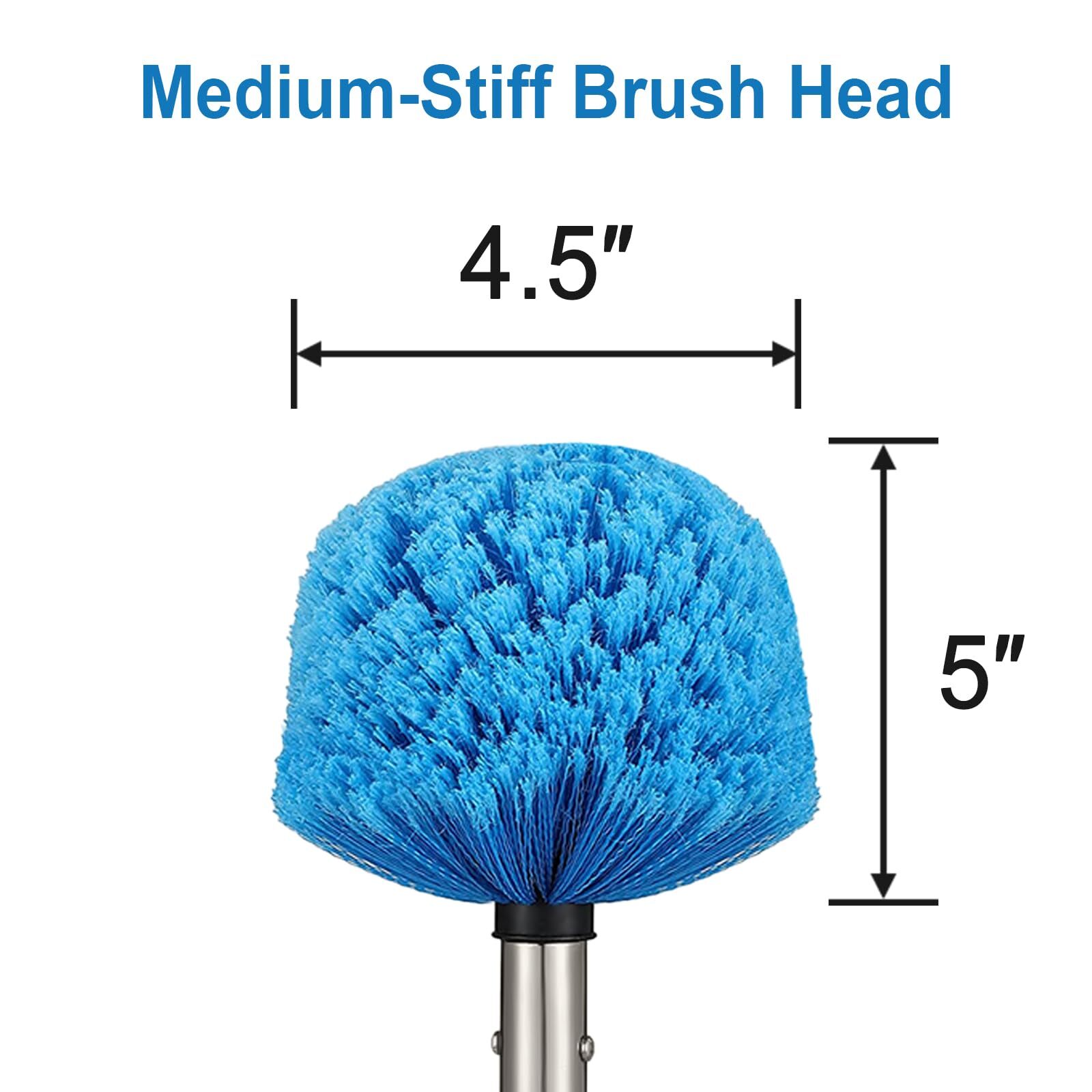 Cobweb Duster With Extension Pole 4 Ft Stainless Steel Pole With Spider Web Brus