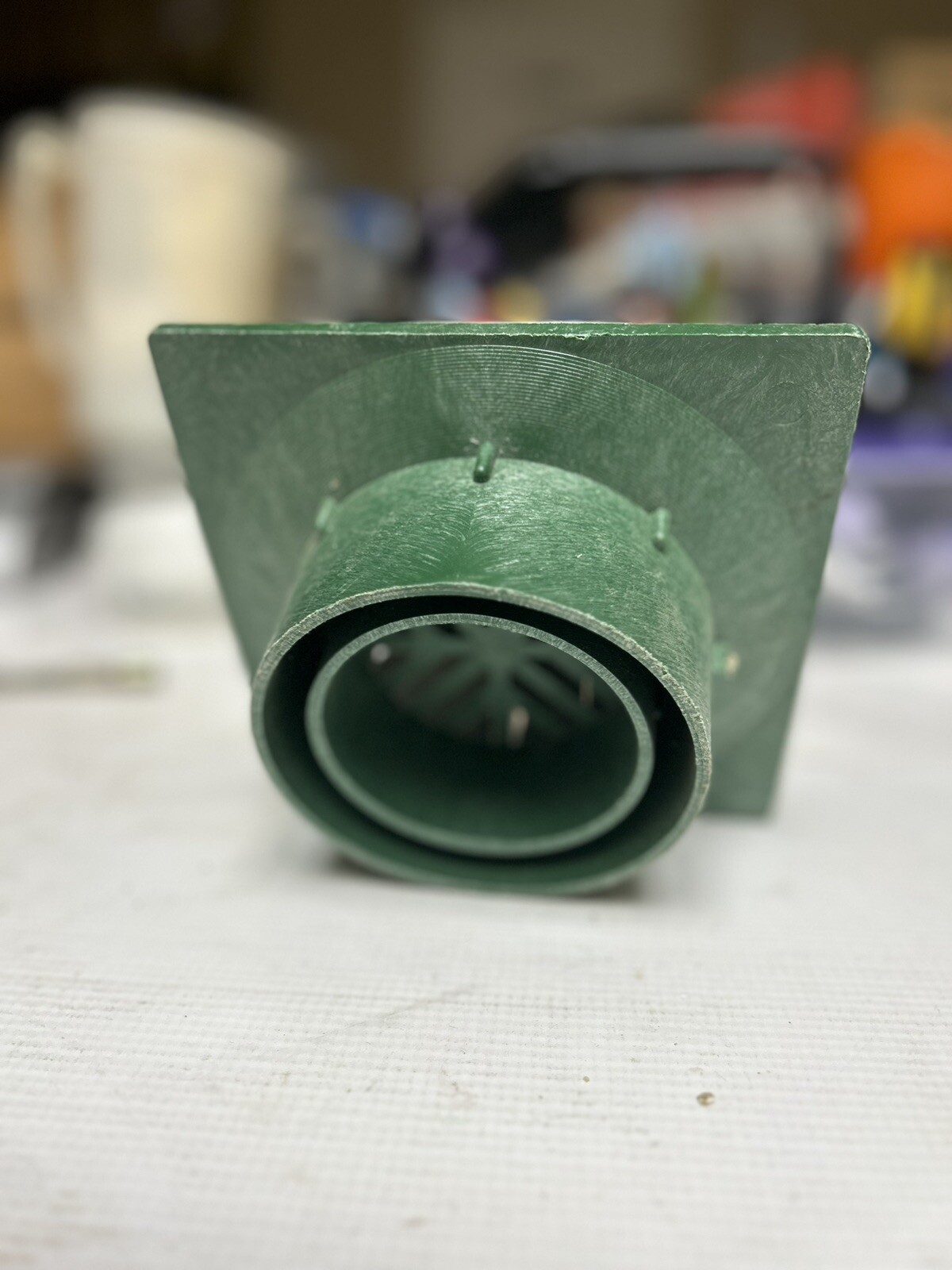 6 In. x 6 In. Green Polyolefin Square Grate 05 05 6 In. x 6 In. 052063600055