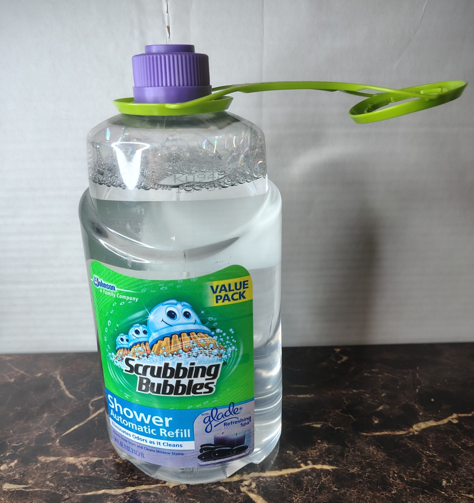 Scrubbing Bubbles Automatic Shower Cleaner Refill Glade Spa 34 oz Lot Of 2 5