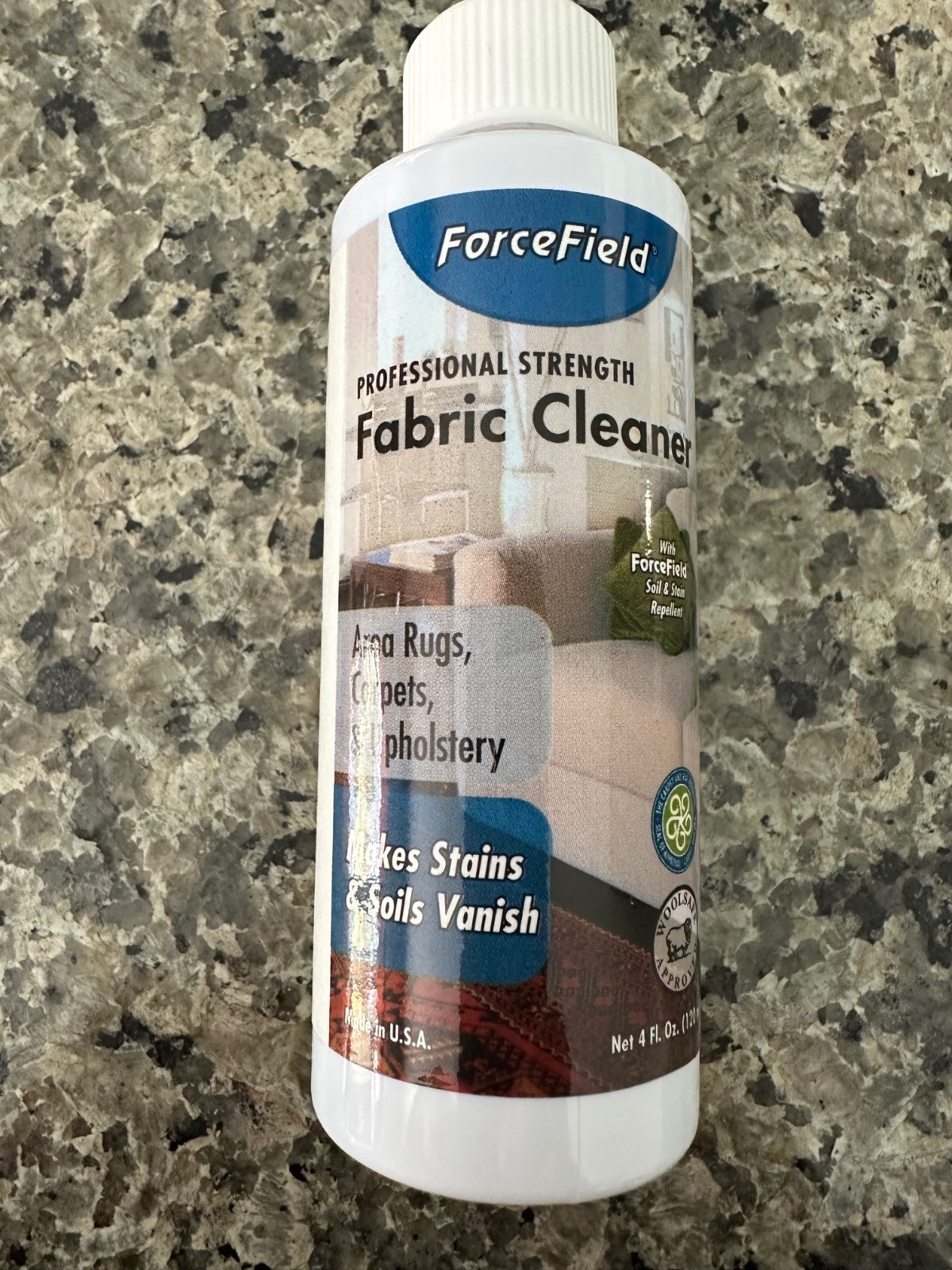 ForceField Professional Strength Fabric Cleaner Stain Remover – Two 4oz Bottles