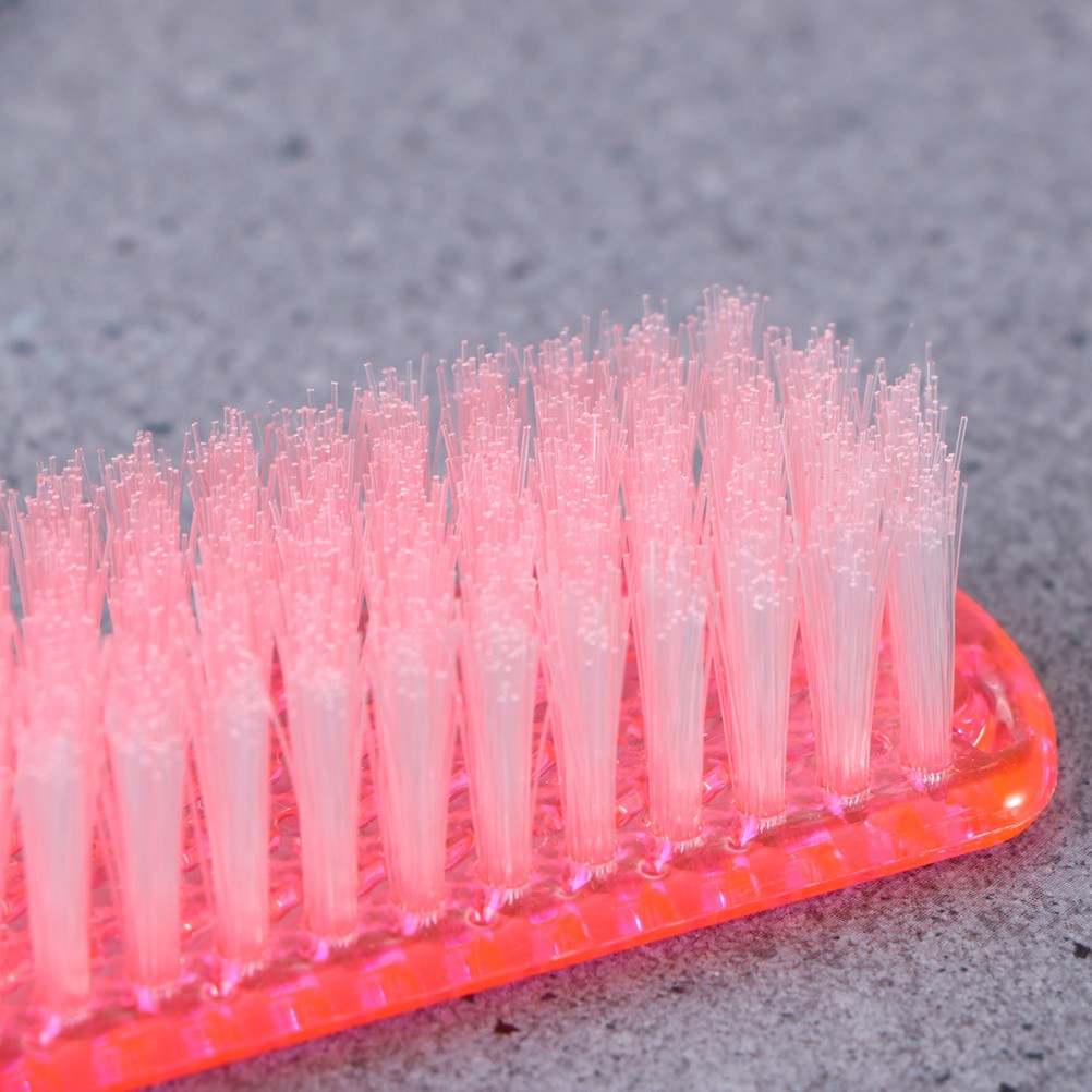 4Pcs Scrubbing Brush for Cleaning with Easy Grip Plastic Handle Assorted Colors