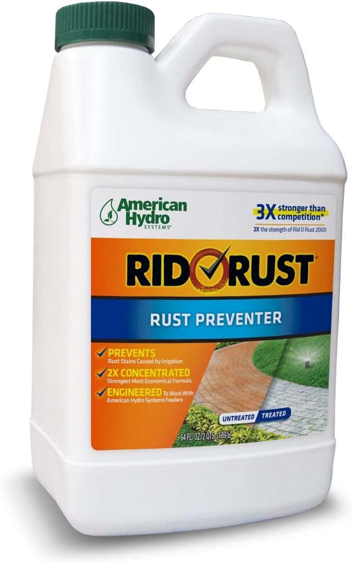 RR1 Rid O Rust Rust Stain Preventer 64oz Bottle Pack of 2