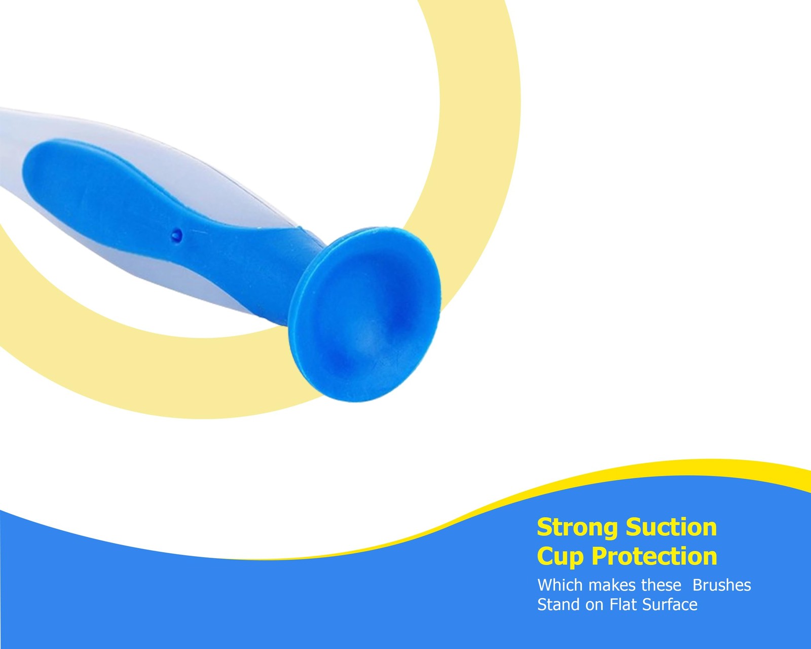 Plastic Long Handled Scrubbing Suction Cup Durable Bristlesdish Washing Brush.wa