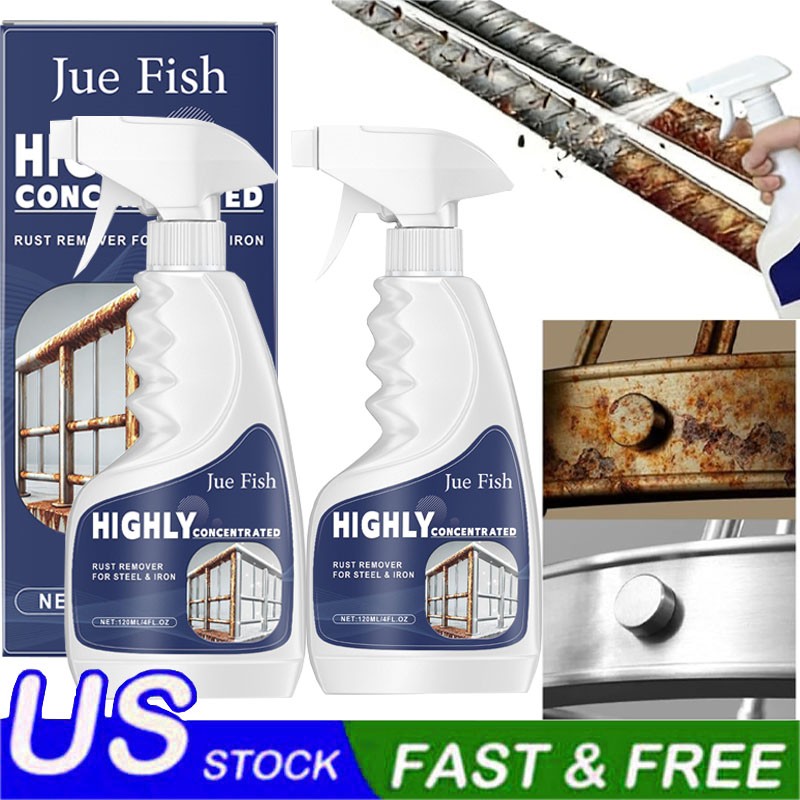 Industrial ﻿Highly Concentrated Rust Remover 120ml For Steel & Iron HOT