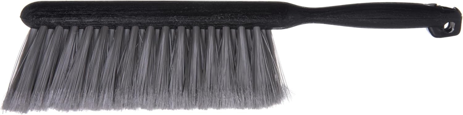 Flo-Pac Counter Brush, Bench Brush, Dustpan Brush with Flagged Bristles for