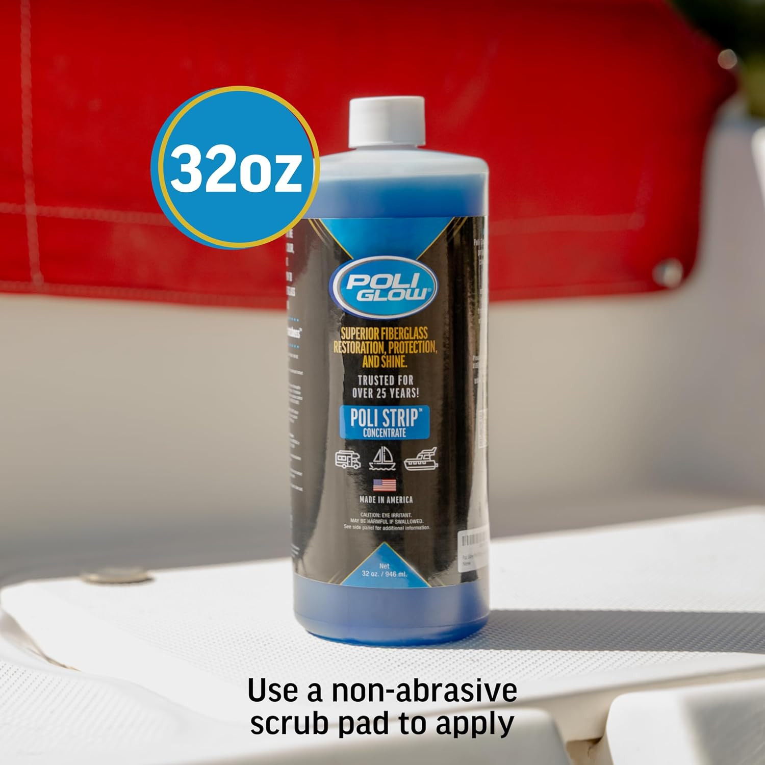 Poli Glow Proprietary Formula Poli Strip® Concentrated Boat and RV Stripper & De