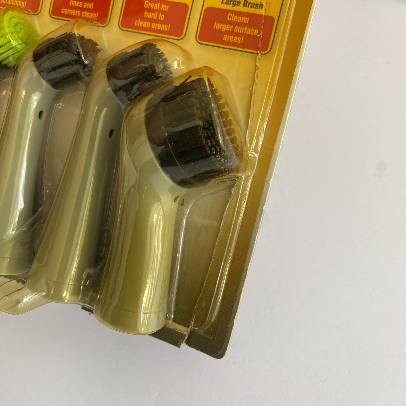 3 Sonic Scrubber Interchangeable Brush Heads Kitchen & Household Replacements