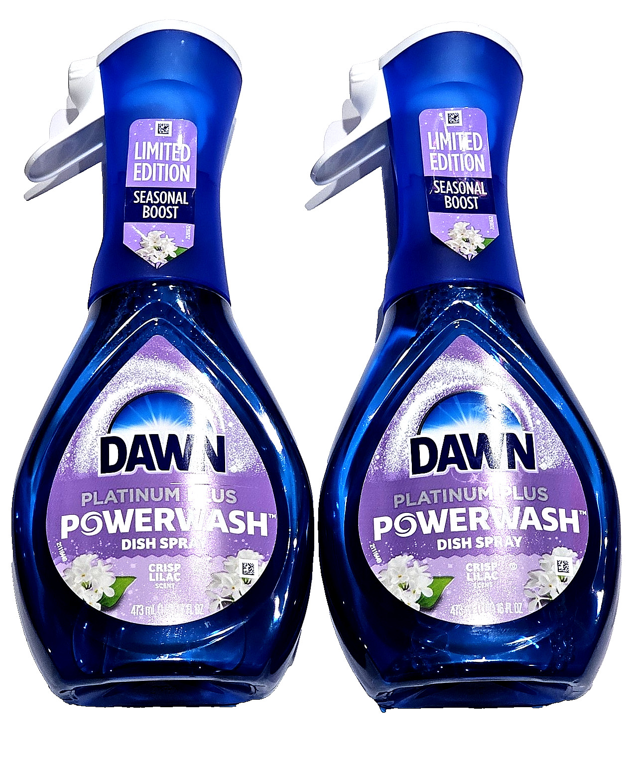 2 Pack Dawn Dish Spray Platinum Plus Powerwash Crisp Lilac 16oz