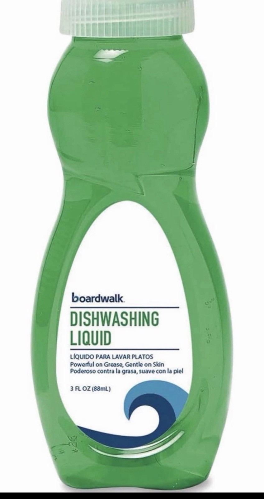 Boardwalk Dishwashing Liquid 3 fl oz Fresh Scent, Phosphate Free, 72 Pack